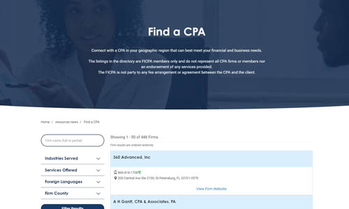 FICPA--Find A CPA